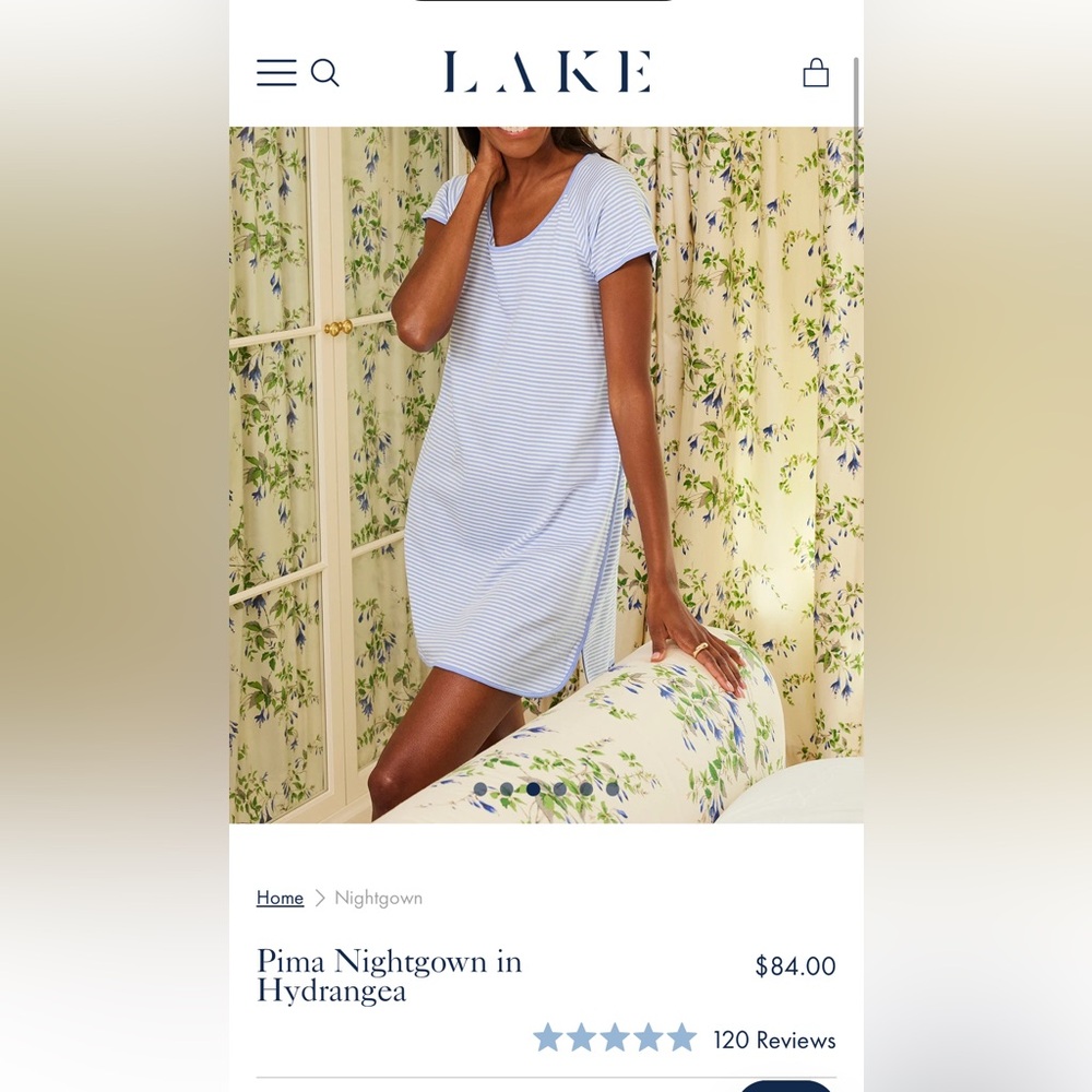 Lake Pajamas Nightgown